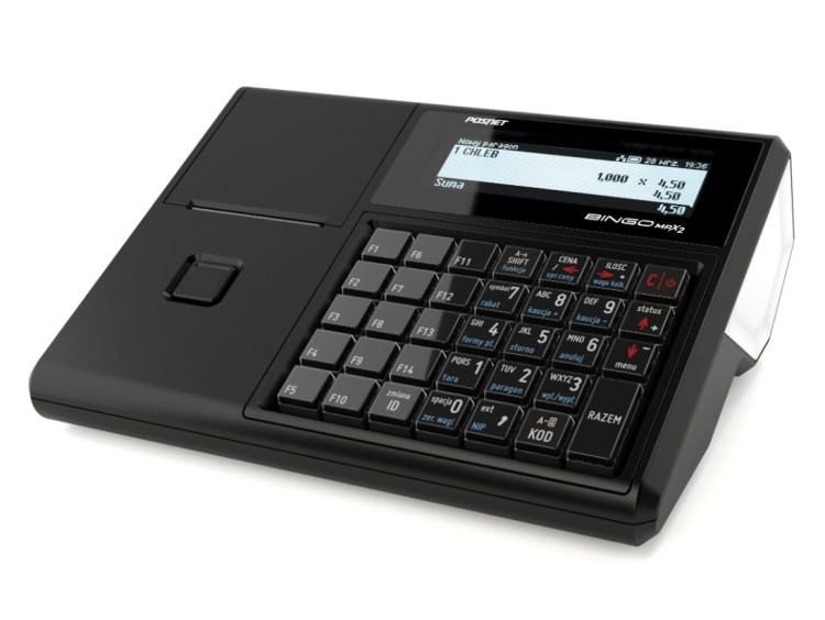 Kasa fiskalna Posnet BINGO Max 2 Online widok z przodu.jpg