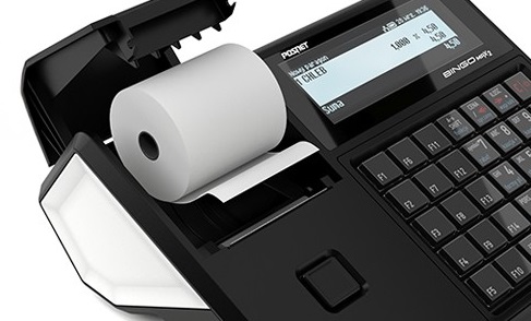 łatwa wymiana papieru w posnet bingo max 2