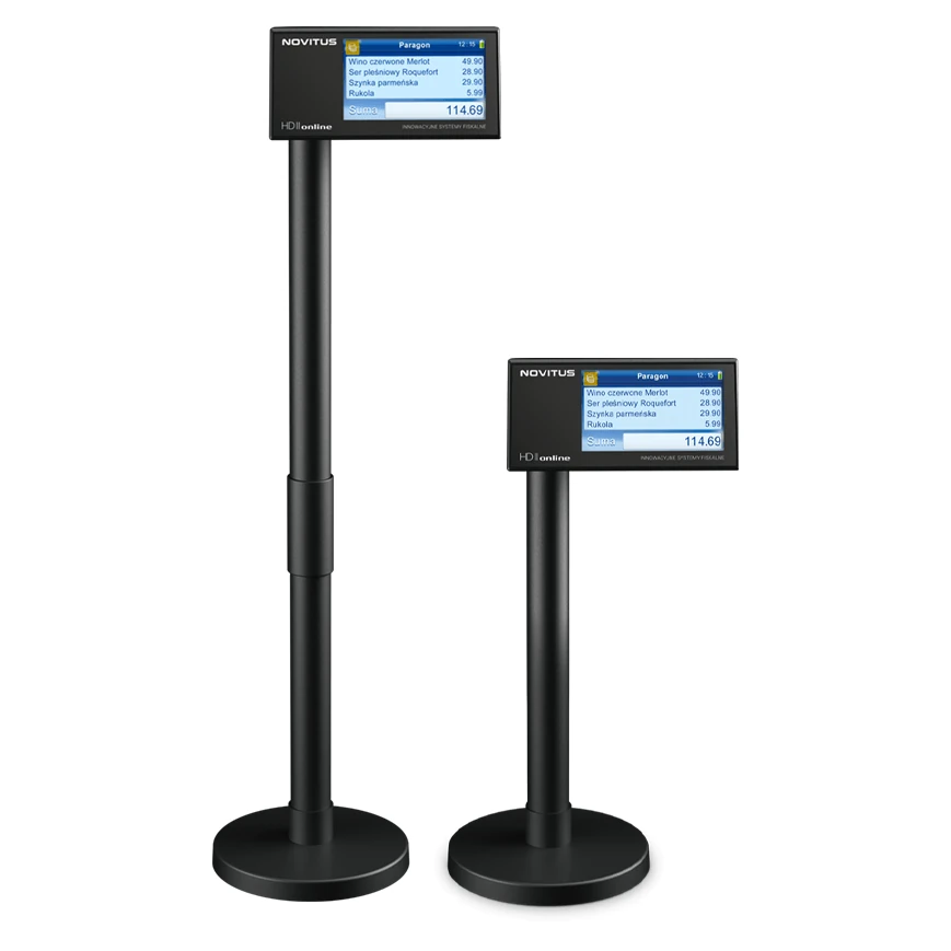 Novitus HD II Online integracja z systemem POS i terminalem płatniczym