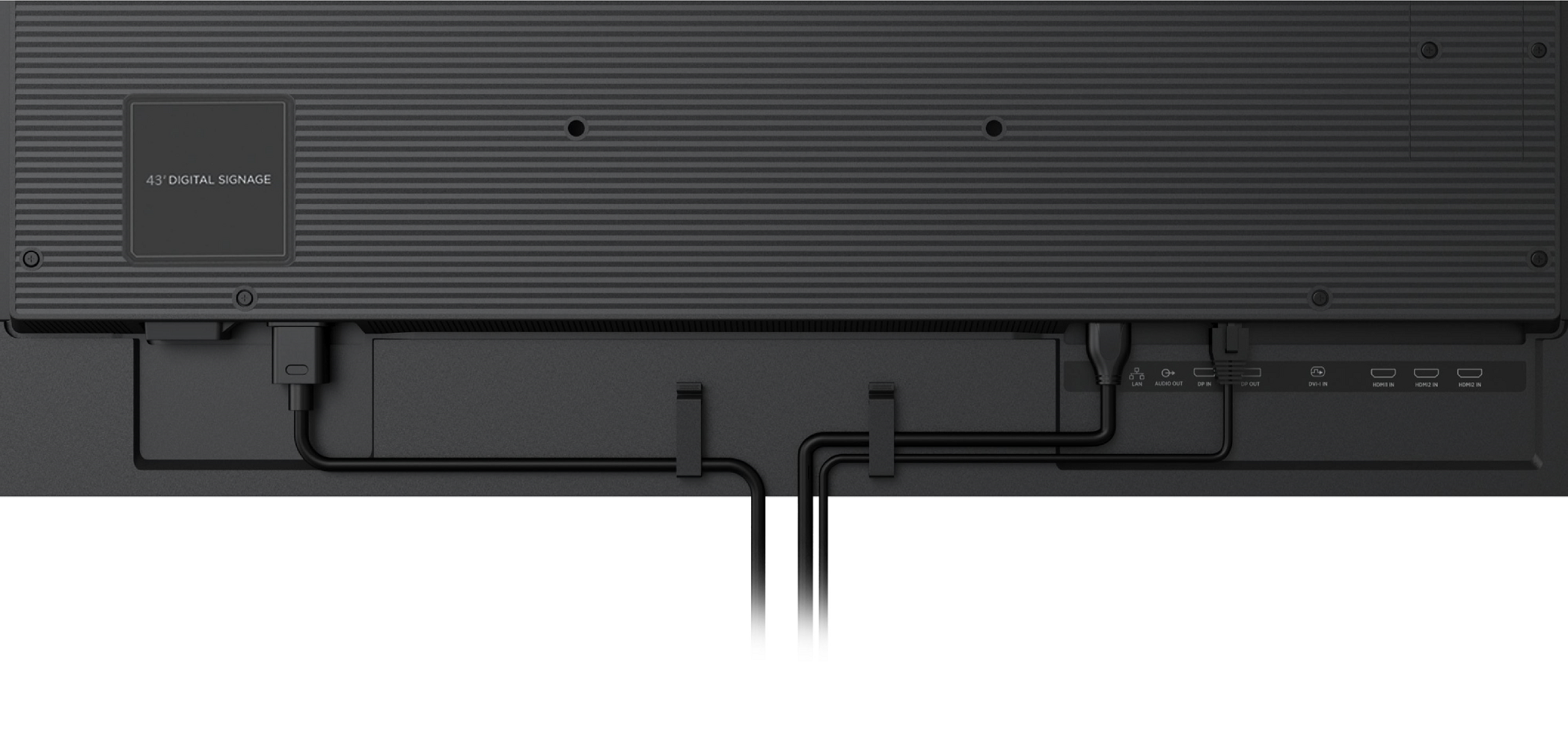 Złącza i montaż VESA w monitorze iiyama LH3275HS-B1AG