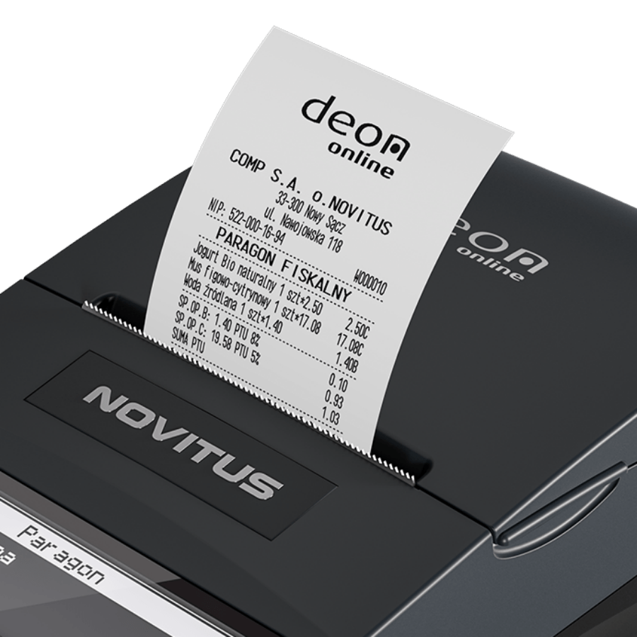 Novitus Deon Online mechanizm drukujący Fujitsu FTP 628
