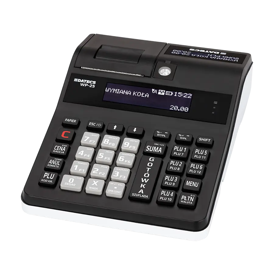 Datecs WP-25 Plus Online – kompaktowa kasa fiskalna
