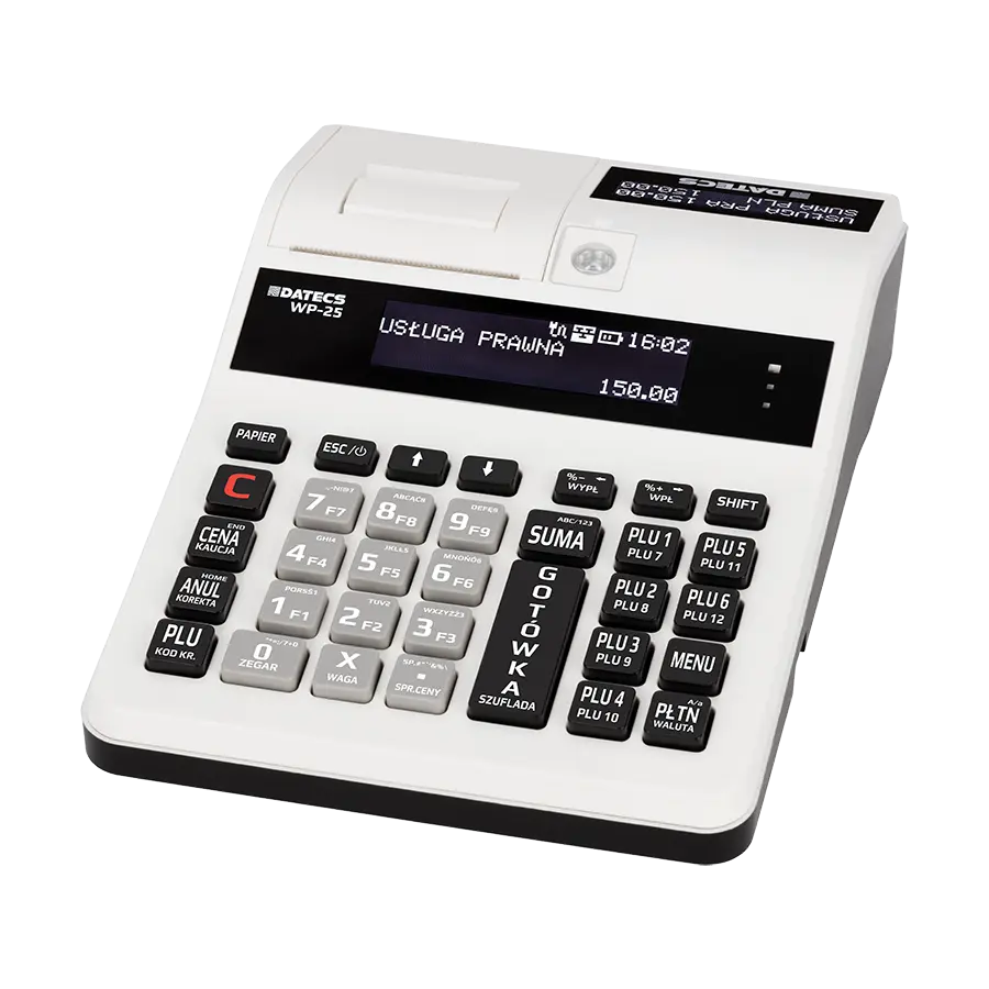 Datecs WP-25 Plus Online – podłączenie urządzeń dodatkowych